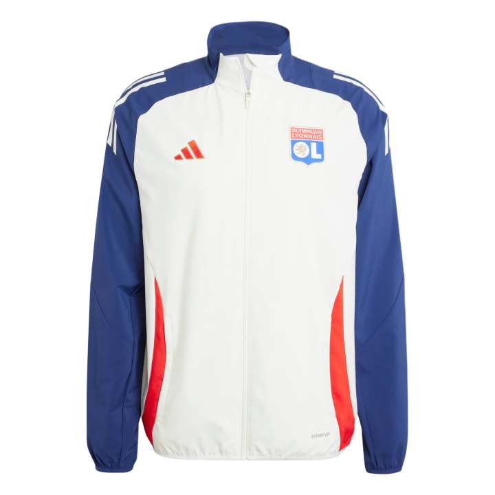 Adidas Adidas SS24 Retro Sports Stand Collar Jackets Men's White