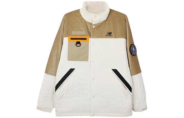 New Balance New Balance Colorblock Stand Collar Puffer Jacket Men's Multicolor