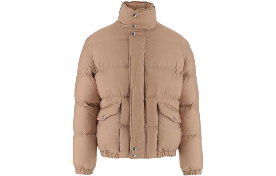 Alexander McQueen Alexander McQueen Graffiti Printed High Neck Puffer Jacket