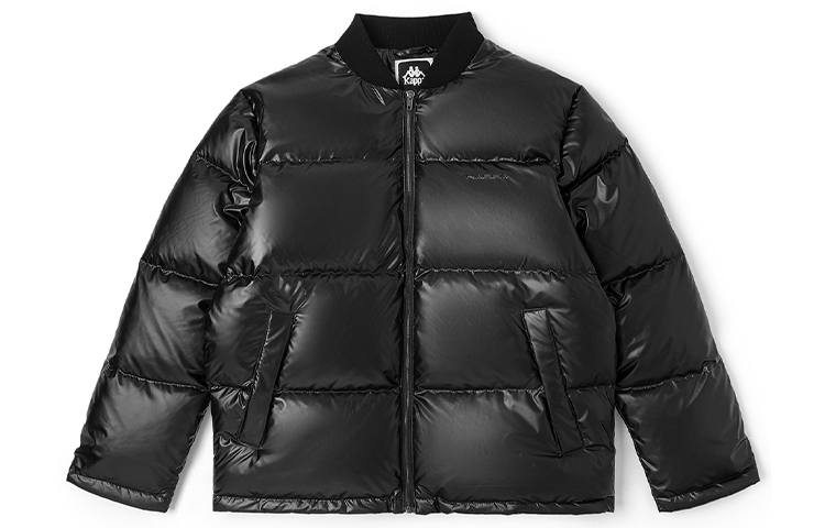 Kappa Kappa Down Jackets Unisex Stand Collar Moderate Puffer Jacket