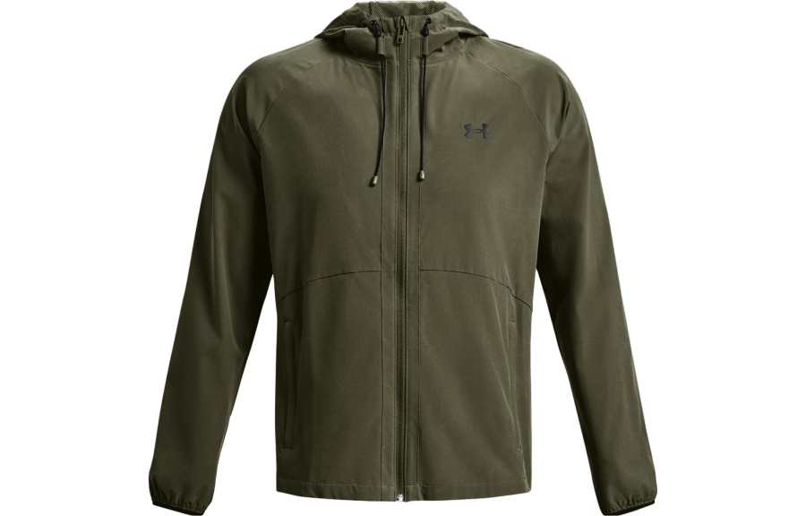 Under Armour Jackets Men's Olive Green Hooded Moderate Other