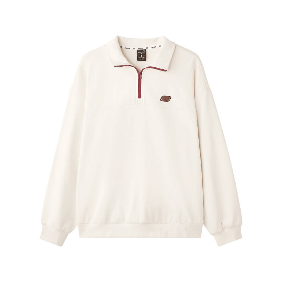 Skechers New Year Sweatshirt Unisex Pure White