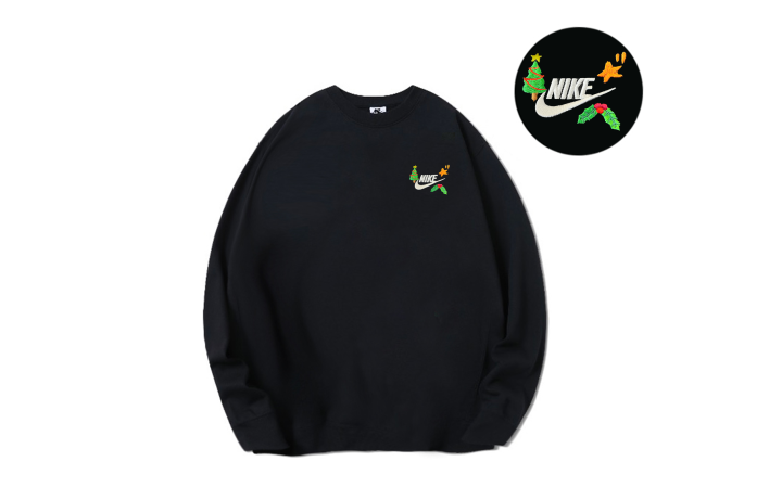 Nike Nike Sweatshirts Men's Black Crew Neck Moderate
