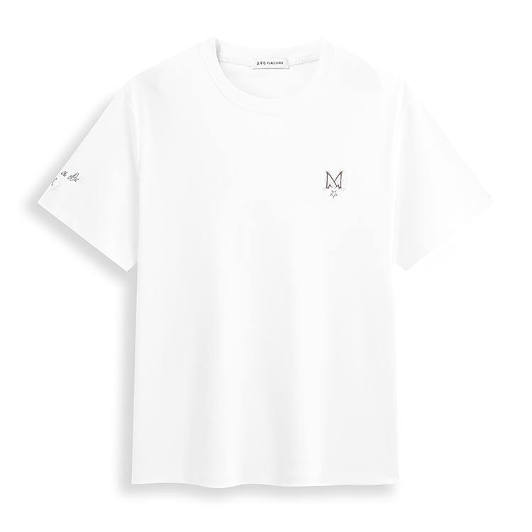 PEACEBIRD MEN T Shirt Unisex White 1