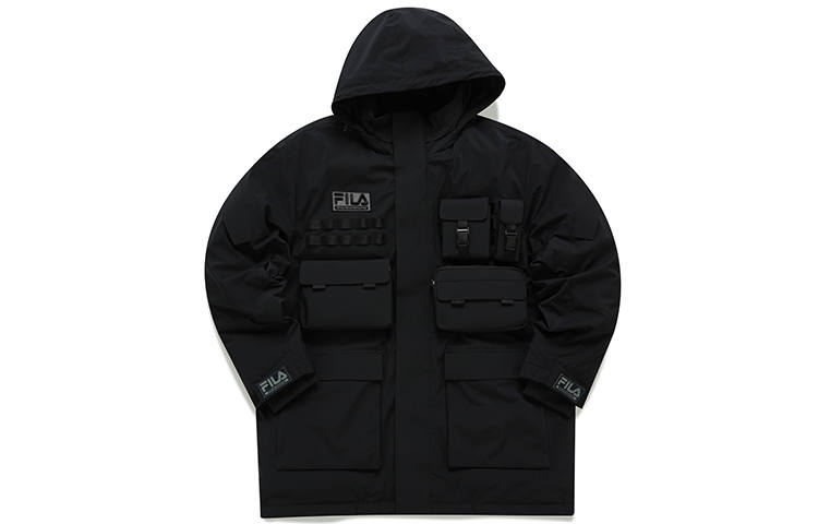 FILA FUSION x White Mountaineering Down Jacket Men's Pitch Black