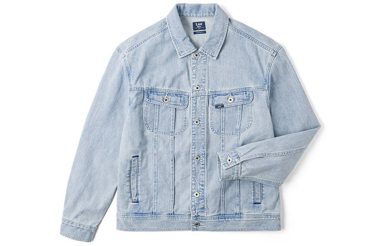 Lee Lee Denim Jackets & Coats Men's Light Blue