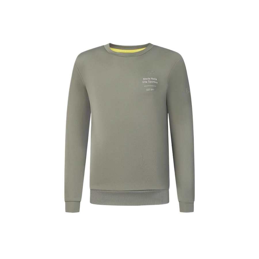 FILA Fitness Sweatshirt Men's Smoke Olive Khaki