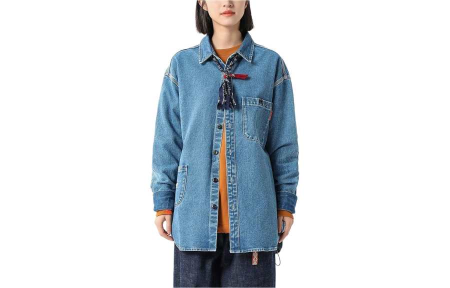 GOLDLION G+ Denim Jacket Men's Medium Blue