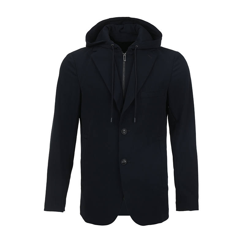 EMPORIO ARMANI Hooded Drawstring Blazer