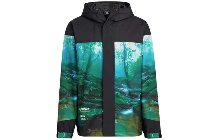 Adidas Adidas Jackets Men's Green Hooded Moderate Other