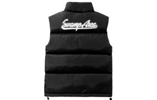 SWAMP AREA Vests Unisex Stand Collar Thickened Other