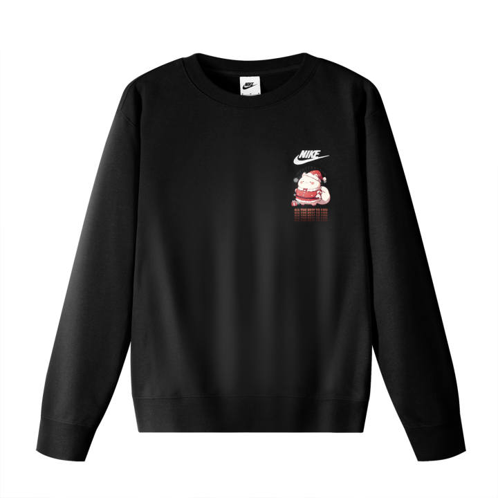 Nike Nike Sweatshirts Unisex Black Crew Neck Moderate Regular