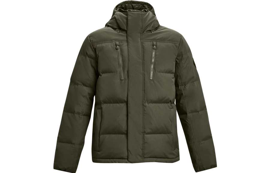 Under Armour Jackets Men's Olive Green Hooded Moderate Other