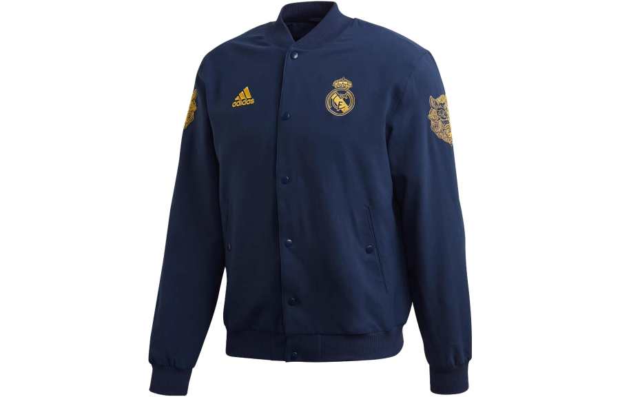 Adidas Adidas Jackets Men's Navy Blue Baseball Collar Moderate Other
