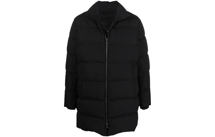 EMPORIO ARMANI Zip Up Quilted Puffer Coat