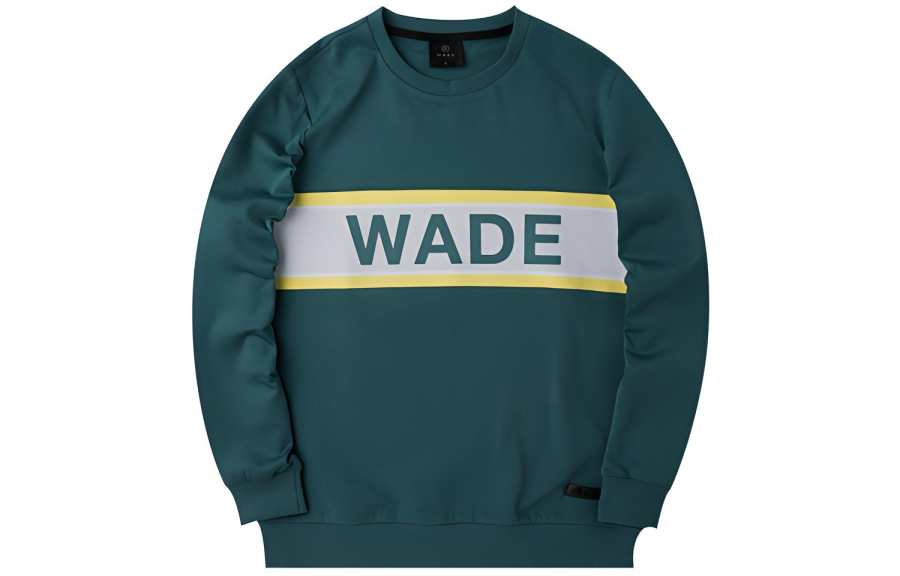Li-Ning Li Ning Sweatshirts Men's Green Crew Neck Moderate Regular