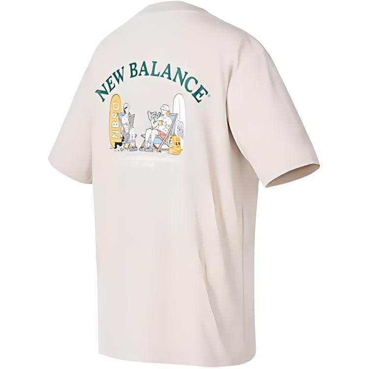 New Balance New Balance T Shirt Unisex Ecru