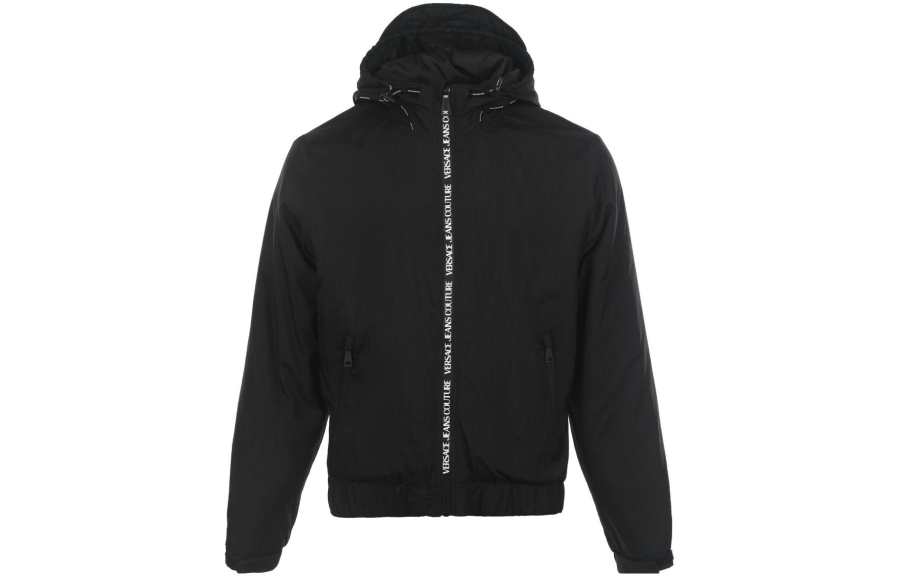 VERSACE JEANS COUTURE 【Best of: PromotionsPrevious Season】logo-print hooded jacket