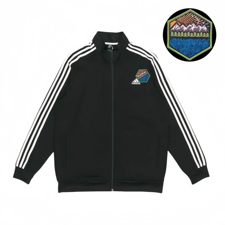 Adidas Adidas Jackets Unisex Black Stand Collar Moderate Pilot