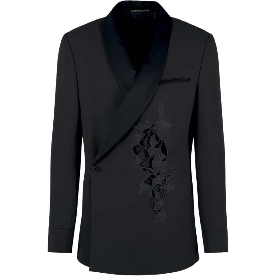 EMPORIO ARMANI Business Suit Coat Men's Black