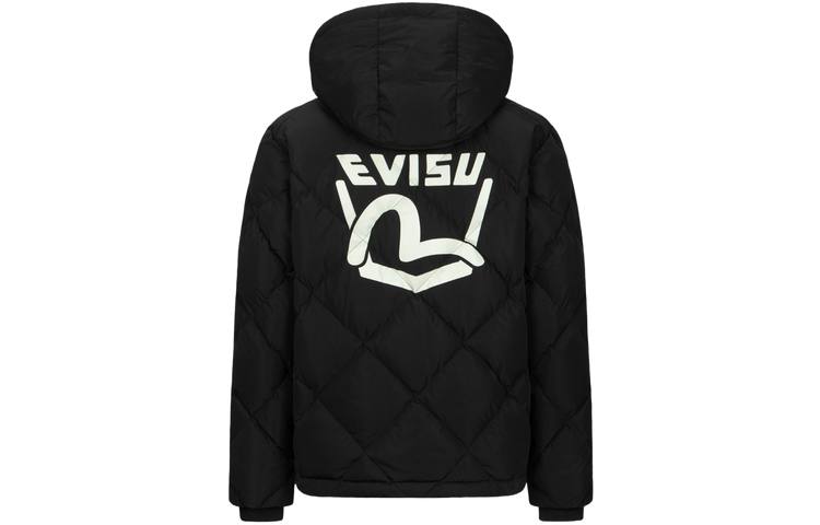 EVISU EVISU Jackets Men's Black Hooded Moderate Other