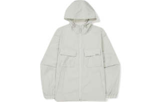 Snow Peak Jackets Men's Beige Gray Hooded Moderate Other