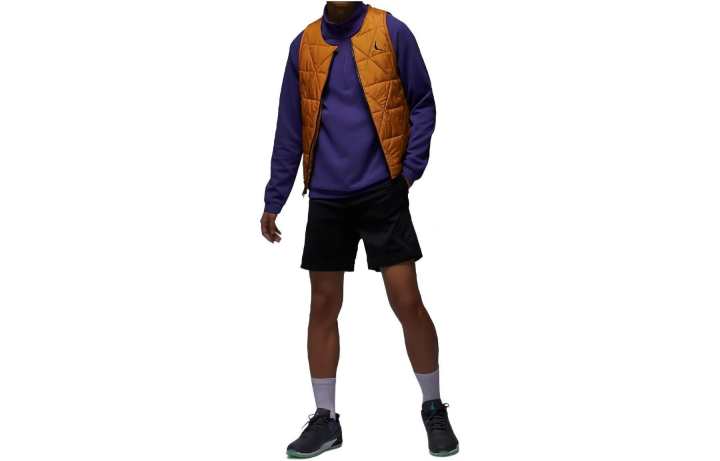 Jordan Jordan Vests Men's Desert Ochre Crew Neck Moderate Other