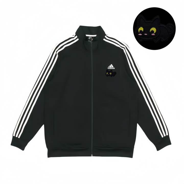 Adidas Adidas Jackets Unisex Black Stand Collar Moderate Pilot