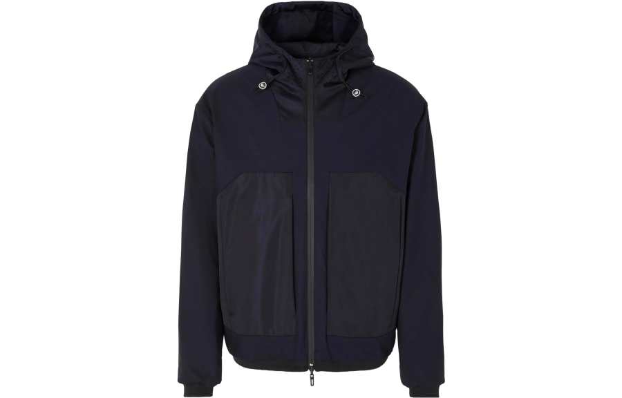 EMPORIO ARMANI 【Previous Season】reversible satin-panelled hooded jacket