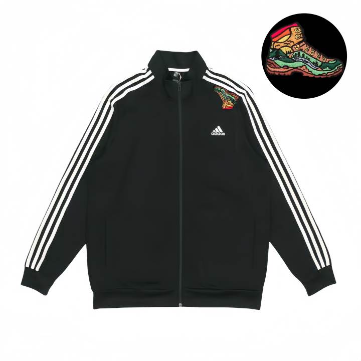 Adidas Adidas Jackets Unisex Black Stand Collar Moderate Pilot
