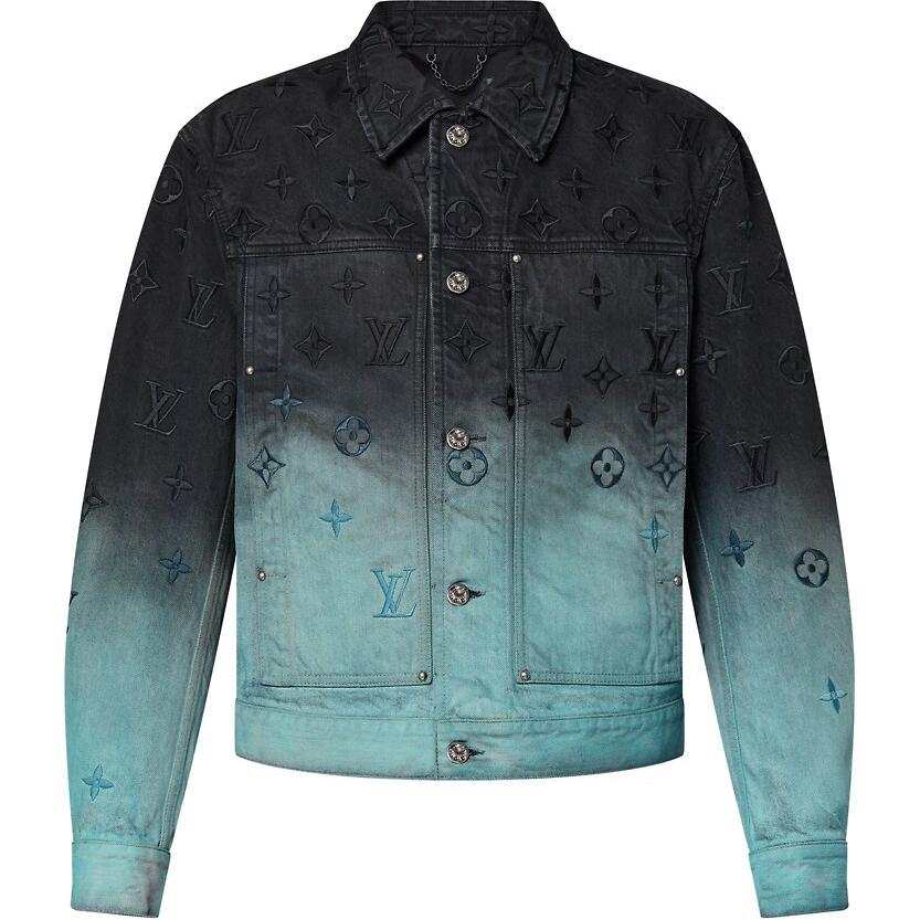 LOUIS VUITTON LOUIS VUITTON Embroidered Denim Blouson