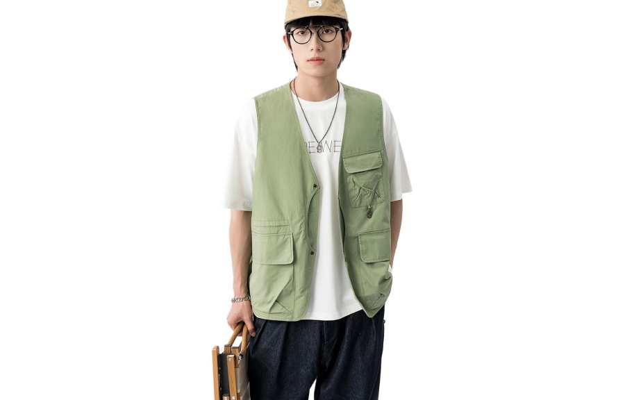 GOLDLION G+ Vest Unisex Khaki Green