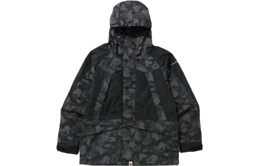A BATHING APE Bape Abc Dot Reflective Camo Snowboard Jacket