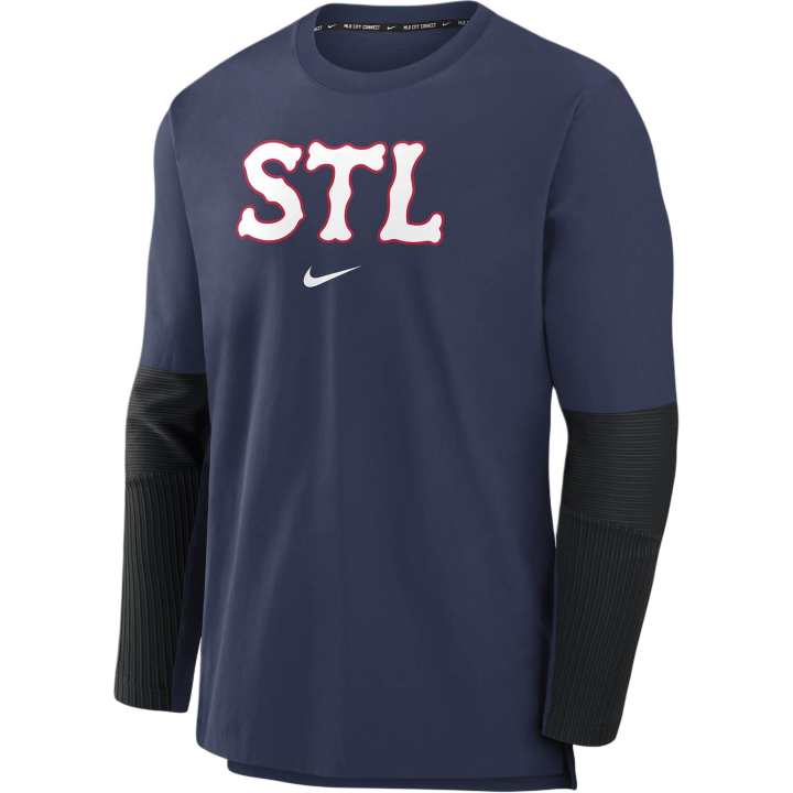 Nike Nike St. Louis Cardinals Authentic Collection City Connect Player Men's Nike Dri-FIT Mlb Pullover Jacket