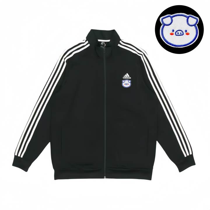 Adidas Adidas Jackets Unisex Black Stand Collar Moderate Pilot
