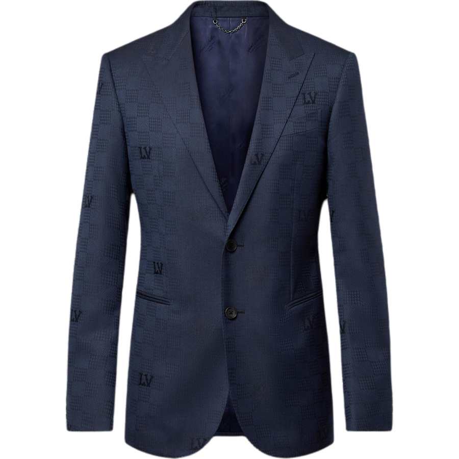 LOUIS VUITTON LOUIS VUITTON Single Breasted Wool Pont Neuf Jacket