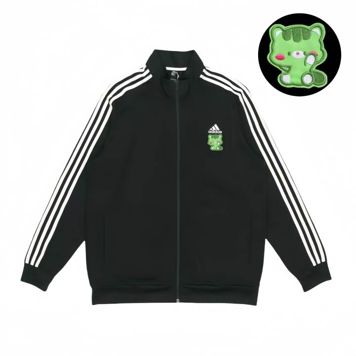 Adidas Adidas Jackets Unisex Black Stand Collar Moderate Pilot