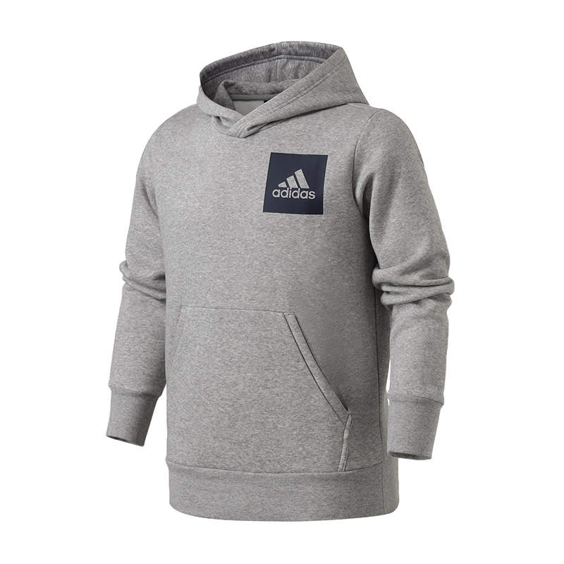 Adidas Adidas Sweatshirts Men's Gray Hooded Moderate