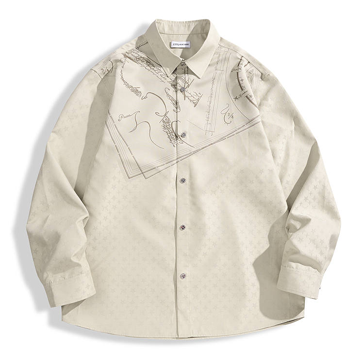 PEACEBIRD MEN Shirt Men's Khaki 1