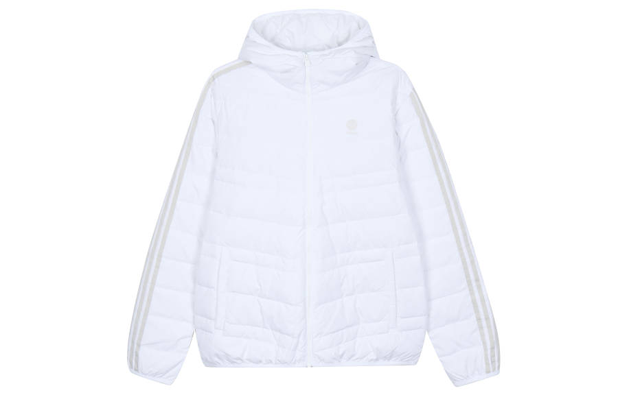 Adidas Neo Down Jackets Unisex White Hooded Thickened Other