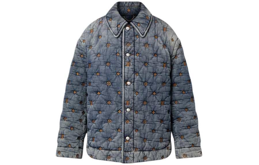 LOUIS VUITTON LOUIS VUITTON Padded Denim Monogram Overshirt