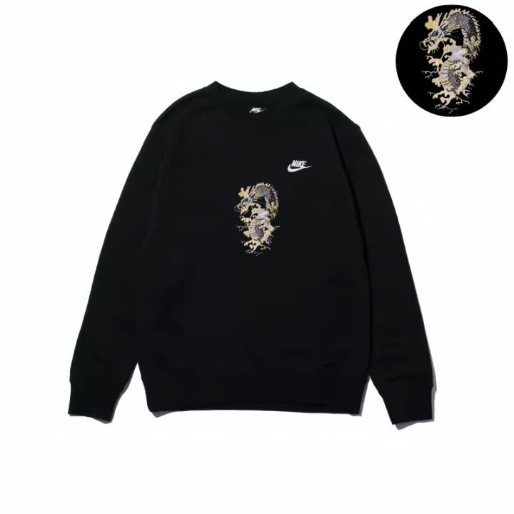 Nike Nike Sweatshirts Unisex Black Crew Neck Moderate