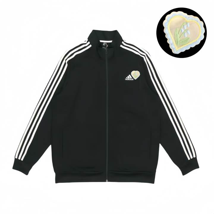 Adidas Adidas Jackets Unisex Black Stand Collar Moderate Pilot