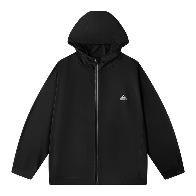 PEAK PEAK Waterproof And Windproof Windbreaker Jacket Unisex Black