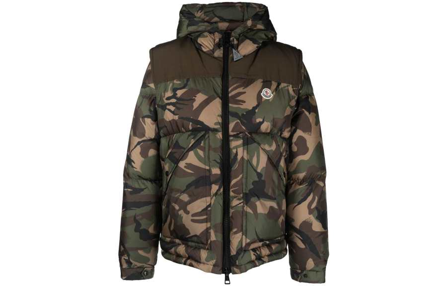 Moncler Moncler Down Jacket Unisex Army Green