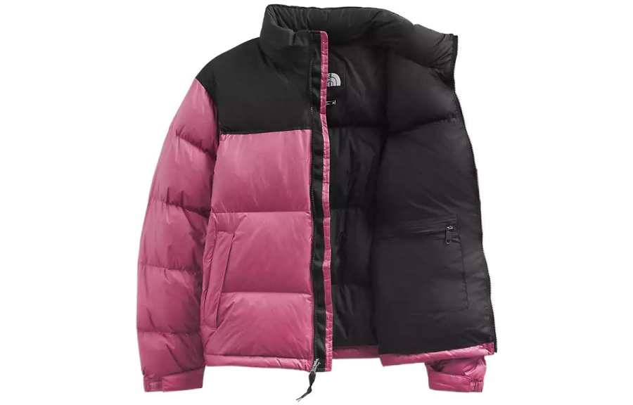 The North Face logo-print padded down jacket