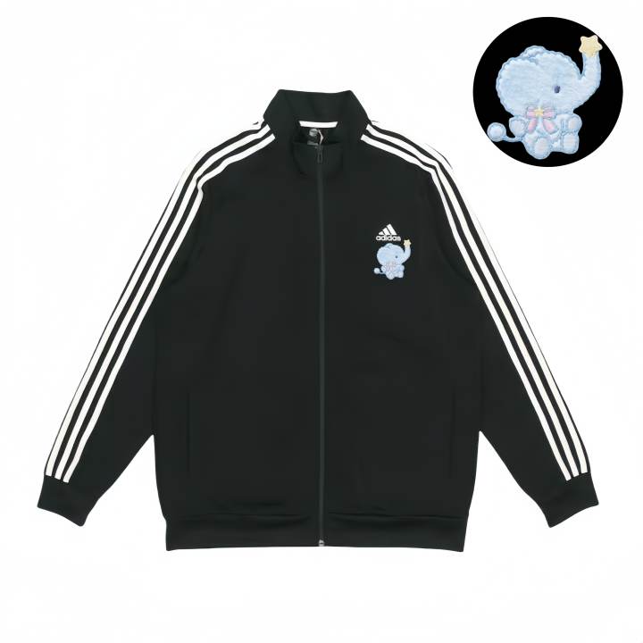 Adidas Adidas Jackets Unisex Black Stand Collar Moderate Pilot