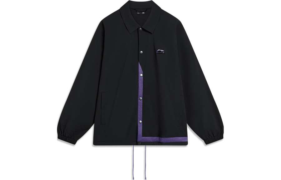 Li-Ning Li Ning Sports Life Collection Jackets Men's Black Lapel Moderate Other