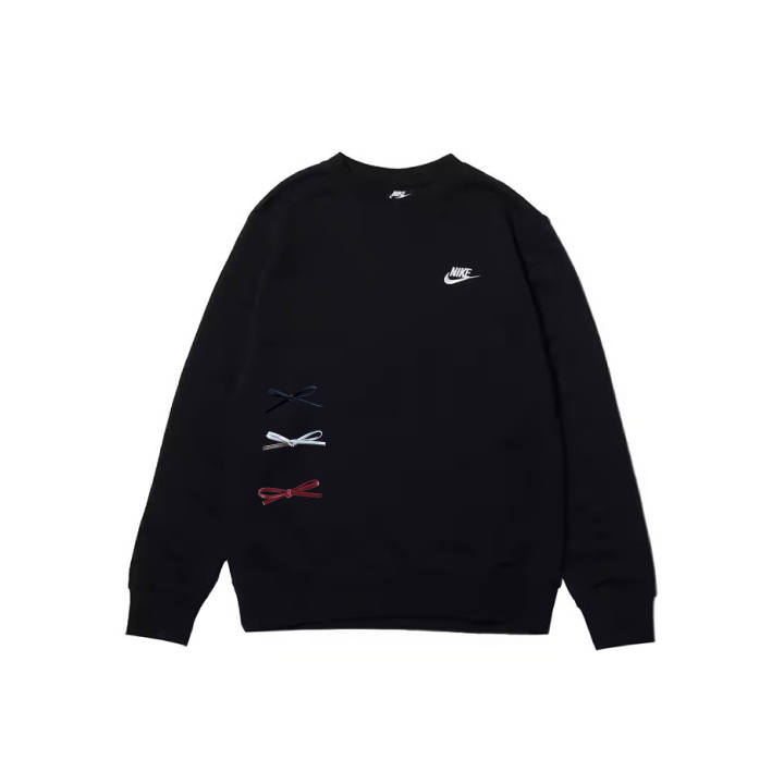 Nike Nike Sweatshirts Men's Black Crew Neck Moderate Regular