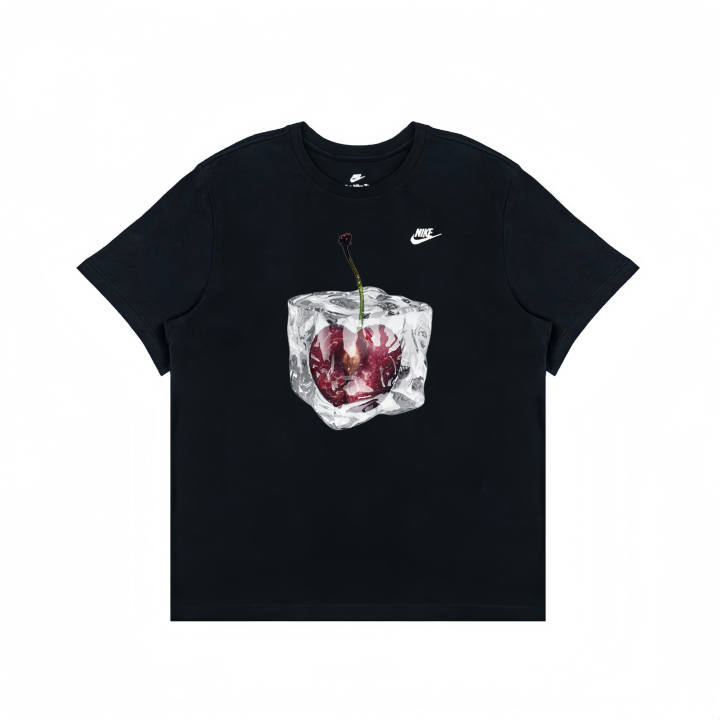 Nike Nike T Shirts Unisex Black Crew Neck Moderate Straight Fit
